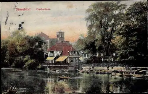 Ak Düsseldorf am Rhein, Fischerhaus