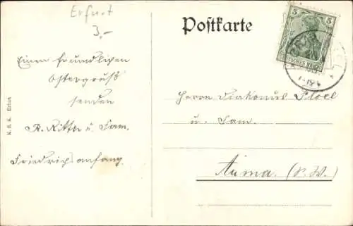 Ak Erfurt in Thüringen