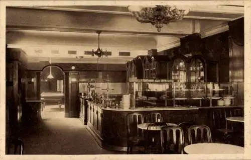 Ak Erfurt in Thüringen, Wiener Café, Innenansicht, Theke, Stühle