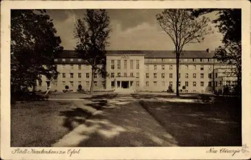 Ak Erfurt in Thüringen, Neues Klinikum, Chirurgie, Gebäude, Bäume, Parkanlage