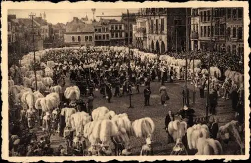 Ak Binche Wallonie Hennegau, Karneval, Le Rondeau
