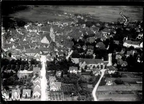 Ak Schorndorf im Remstal Württemberg,  Übersicht aus W, AT. 1913