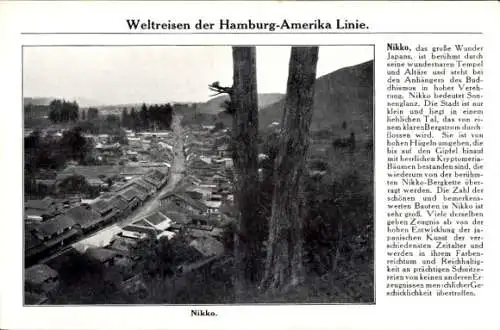 Ak Nikko Präfektur Tochigi Japan, Weltreisen der Hapag