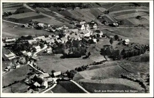 Ak Bischofsmais in Niederbayern, Fliegeraufnahme
