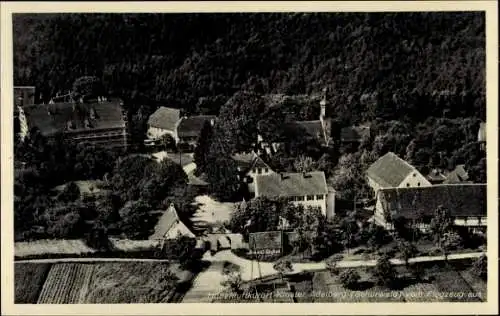 Ak Schanbach am Schurwald Aichwald in Württemberg, Kloster Adelberg, Fliegeraufnahme