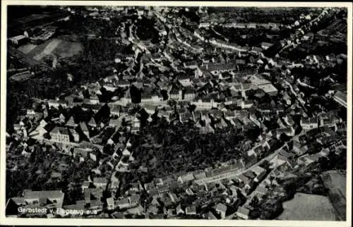 Ak Gerbstedt im Harzvorland, Fliegeraufnahme