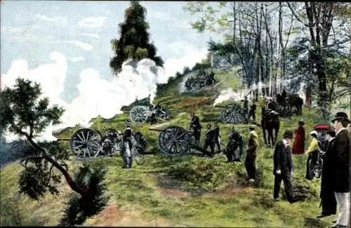 Ak Artillerie, Schießübung