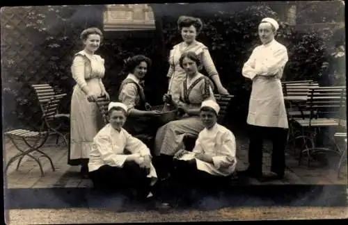 Foto Ak Köche, Gruppenbild