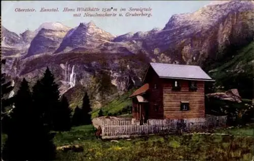 Ak Petersberg Steiermark, Hans Wödl Hütte am Hüttensee