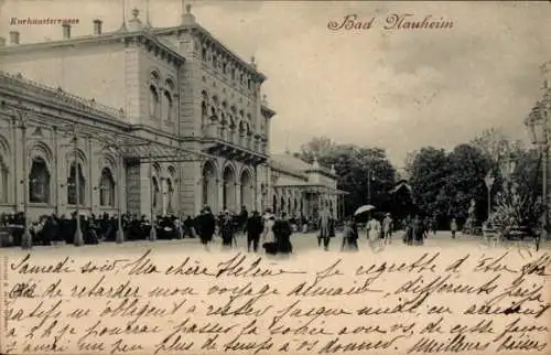 Ak Bad Nauheim in Hessen, Kurhausterrasse