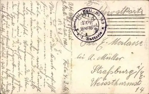 Ak Köln am Rhein, Kaserne Arnoldshöhe