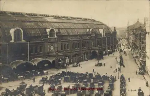 Ak Berlin Mitte, Bahnhof Friedrichstraße