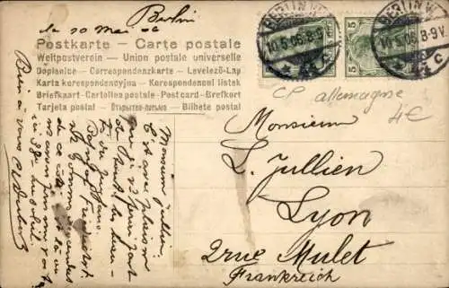 Ak Berlin Mitte, Bahnhof Friedrichstraße