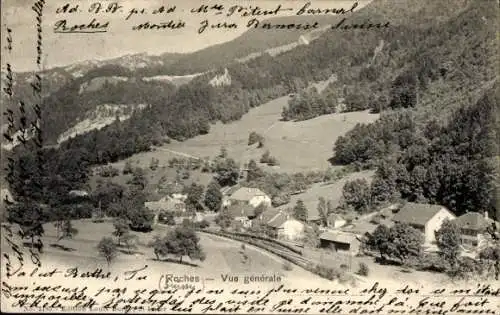 Ak Roches Kanton Bern, Gesamtansicht