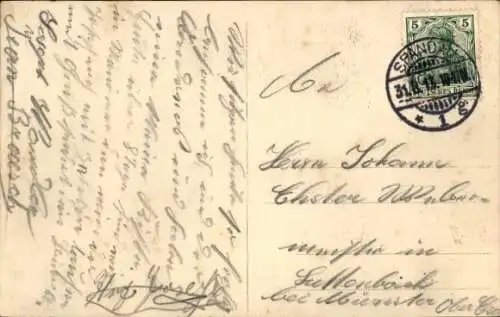 Ak Berlin Spandau, Bismarckdenkmal