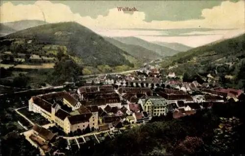 Ak Wolfach im Schwarzwald, Gesamtansicht
