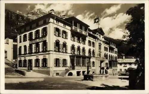 Ak Silvaplana Kt. Graubünden, Hotel Post, Riv' Alta