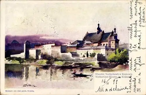 Künstler Ak Kraków Krakau Polen, Norbertiner-Kloster