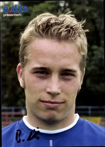Autogrammkarte Fußballer Benedikt Löhr, SV Babelsberg 03, Autogramm