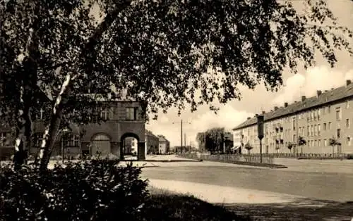 Ak Guben in der Niederlausitz, Karl Marx Straße
