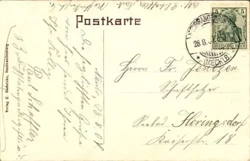 Ak Neubrandenburg in Mecklenburg, Fangelturm