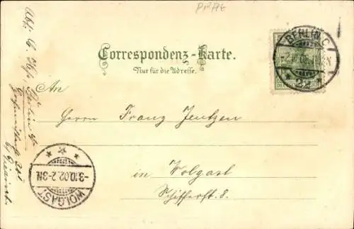 Litho Praha Prag Tschechien, Staromestske mlyny