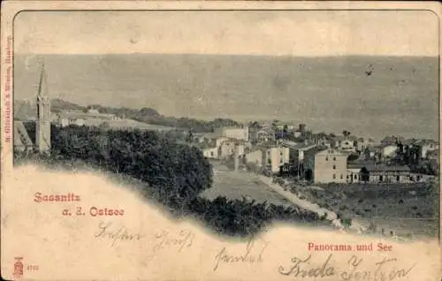 Ak Sassnitz auf Rügen, Gesamtansicht