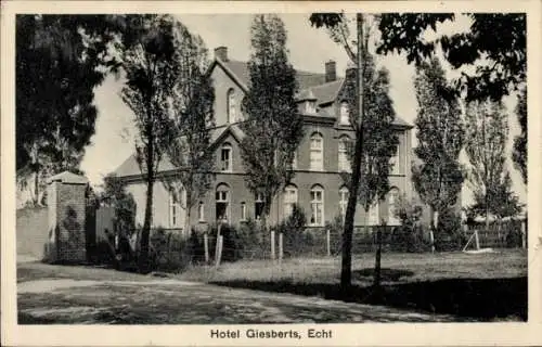 Ak Echt Susteren Limburg, Hotel Giesberts