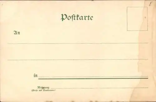 Litho Kinder auf Blumenwiese, Blumen, Paar