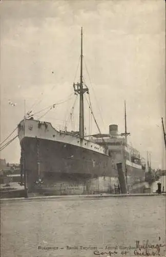 Ak Dunkerque Dünkirchen Nord, Hafen von Dünkirchen mit Schiffen, u.a. Gueydon und Freycinet