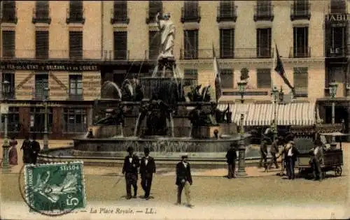 Ak Nantes Loire Atlantique, La Place Royale