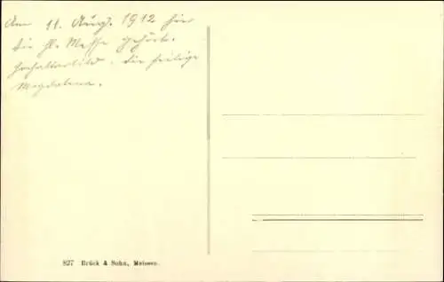 Ak Karlovy Vary Karlsbad Stadt, Partie an der katholischen Kirche