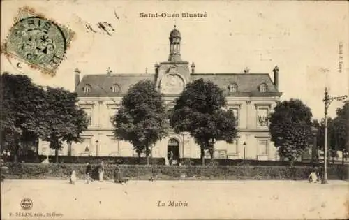 Ak Saint Ouen Seine Saint Denis, La Mairie