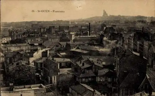Ak Saint Ouen Seine Saint Denis, Panorama
