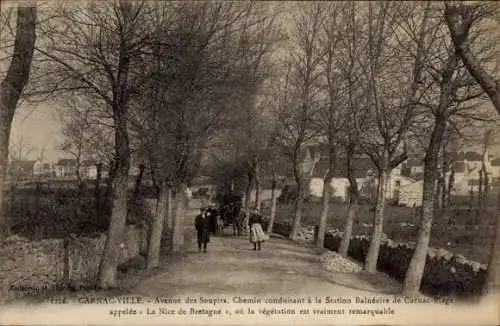 CPA Carnac Morbihan, Avenue des Soupirs