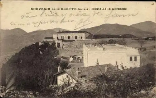 Ak Drette Alpes-Maritimes, Route de la Corniche
