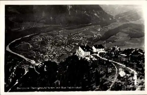 Ak Bad Reichenhall in Oberbayern, Predigtstuhl, Berghotel, Fliegeraufnahme
