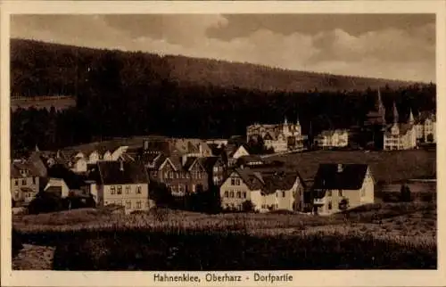 Ak Hahnenklee Bockswiese Goslar im Harz, Teilansicht