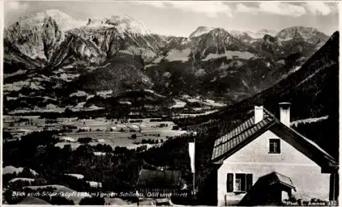 Ak Schönau am Königssee Oberbayern, Berglandschaft, Söldenköpfl