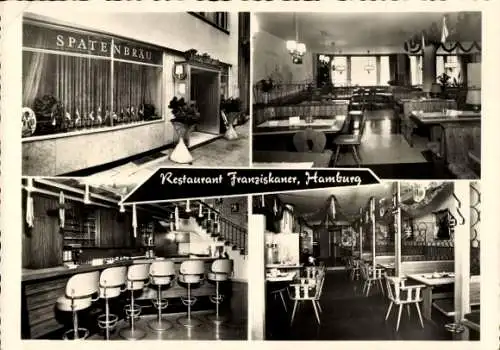 Ak Hamburg Mitte Altstadt, Restaurant Franziskaner