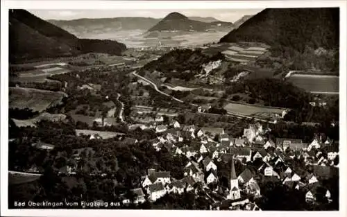 Ak Bad Überkingen in Württemberg, Fliegeraufnahme