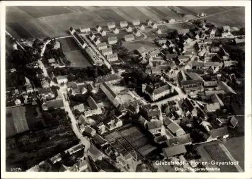 Ak Giebelstadt in Unterfranken, Fliegeraufnahme
