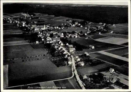 Ak Boos in Schwaben, Luftaufnahme