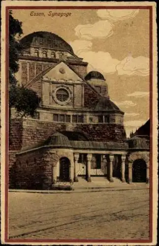 Judaika Ak Essen im Ruhrgebiet, Synagoge