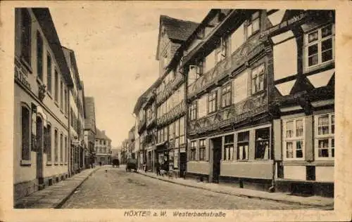 Ak Höxter an der Weser, Westerbachstraße