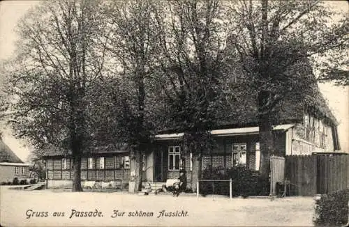 Ak Passade Schleswig Holstein, Gastwirtschaft Zur schönen Aussicht