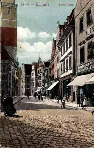 Ak Ingolstadt an der Donau Oberbayern, Moritzstraße