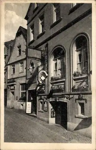 Ak Assmannshausen Rüdesheim am Rhein, Hotel-Restaurant Nassauer Hof