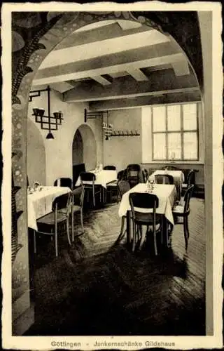 Ak Göttingen in Niedersachsen, Junkernhaus, Junkernschänke Gildehaus