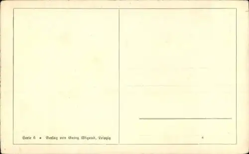 Künstler Ak Richter, Ludwig, Harfner